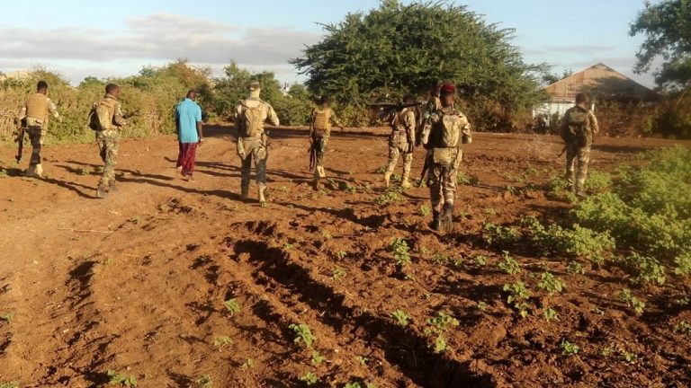 Ciidanka Danab oo gacanta ku dhigay labo horjooge oo ka tirsan Al-Shabaab+(SAWIRRO).