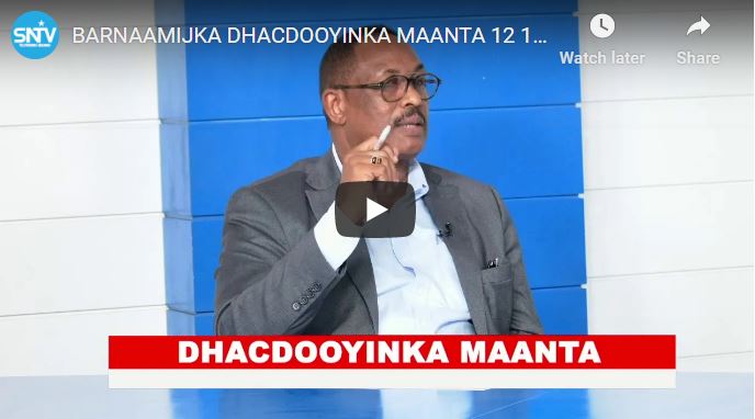 (DAAWO) BARNAAMIJKA DHACDOOYINKA MAANTA ©SNTV // 12.12.2020.