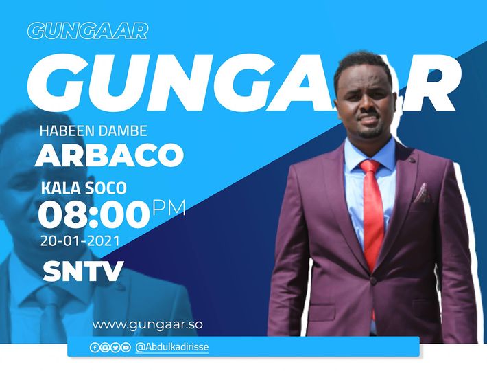 OGAYSIIS Barnaamijka Gungaar ayaan maalin soo hormarinay Innaga oo tix gelineyno Maalinta Qoraalka Farta Soomaaliga oo ku beegan 21 January.
