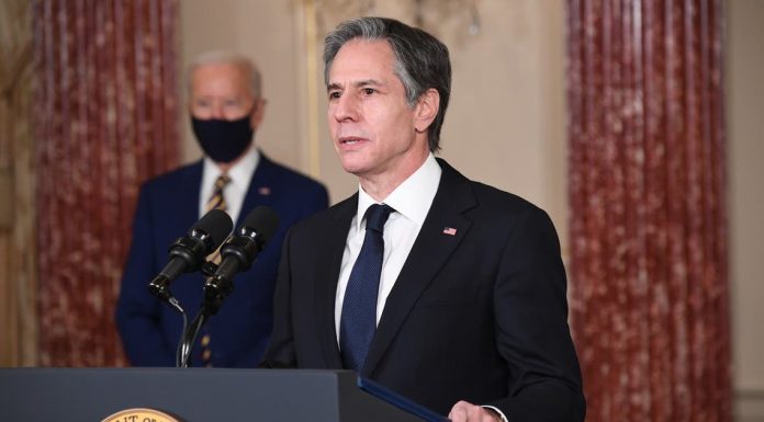 Anthony Blinken ” Shiinaha waxaan kula xisaabtami doonna khatar kasta oo ka jirta Badweynta Taiwan”.