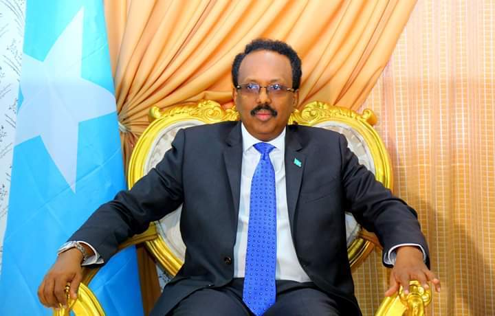 Madaxweynaha Jamhuuriyadda Federaalka Soomaaliya Mudane Maxamed Cabdullaahi Farmaajo oo soo dhaweeyey Heshiiska dhexmaray Dowladda iyo Midowga Musharaxiinta oo xalay wadajir loo soo saaray.
