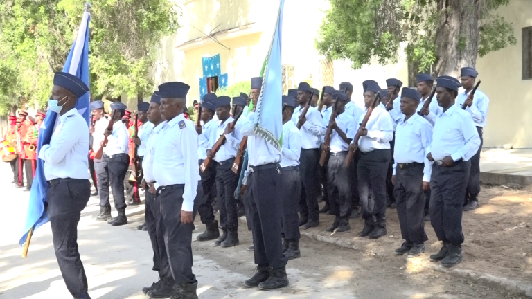 Munaasabadaan lagu maamusaayey Sanadguuradii 61aad ee aasaaska Ciidanka Cirka oo lagu qabtay Magaalada Muqdisho.