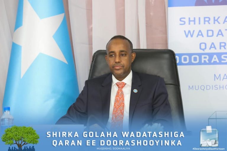 Ra’iisul Wasaare Rooble oo ka hadlay Shirka Golaha Wadatashiga Qaran ee arrimaha doorashooyinka “SAWIRRO”