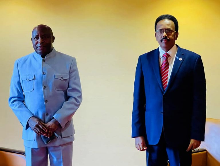Madaxweyne Farmaajo oo kulan la qaatay dhigiisa dalka Burundi
