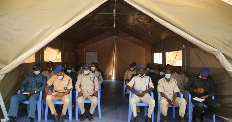 AMISOM oo tababar u furtay Askar ka tirsan Boliiska Koofur Galbeed Soomaaliya