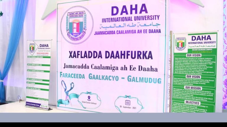 Magaalada Gaalkacyo oo laga daah furay Jaamacad Cusub “SAWIRRO”