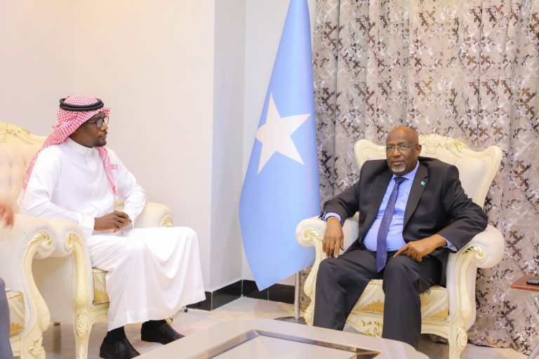 Guddoomiyaha Golaha Shacabka Baarlamaanka Federaalka Soomaaliya oo maanta kulan la qaatay danjiraha dalka Sacuudi Arabiya.