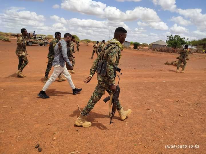 SAWIRO:Ciidamada xoogga dalka oo kooxda argagaxisada Al shabaab dib uga caabiyay Matabaan.