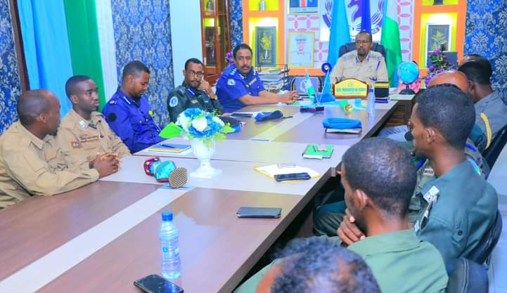 Taliyaha Ciidanaka booliska maamulka Puntland oo maanta gudoomiyey shir Amniga gobolka Nugaal looga hadlayey.