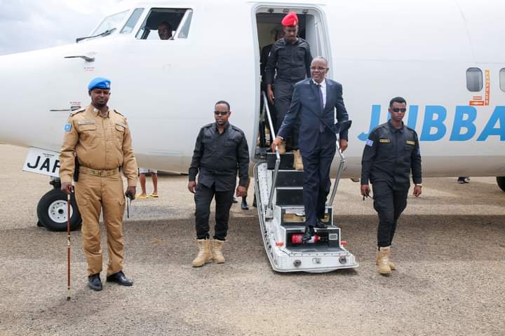 SAWIRO:Madaxweynaha Maamulka KGS oo gaaray magaalada Baydhabo ee gobolka Baay.