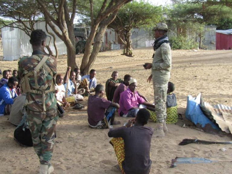 SAWIRRO:Ciidanka kumaandooska Danab XDS oo  Hawlgalo lagu Xaqiijinaayo Amaanka sameeyey Deegaano katirsan gobolka Shabeelada Hoose.