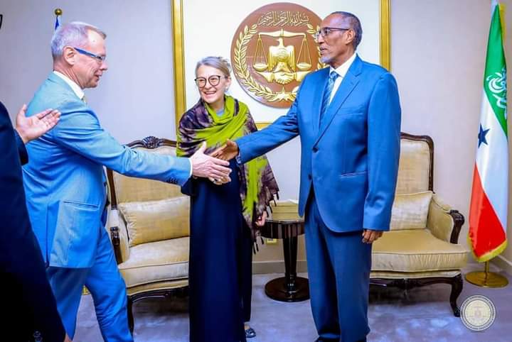 Madaxweynaha Maamulka Somaliland oo qaabilay masuuliyiin katirsan Midowga Yurub.