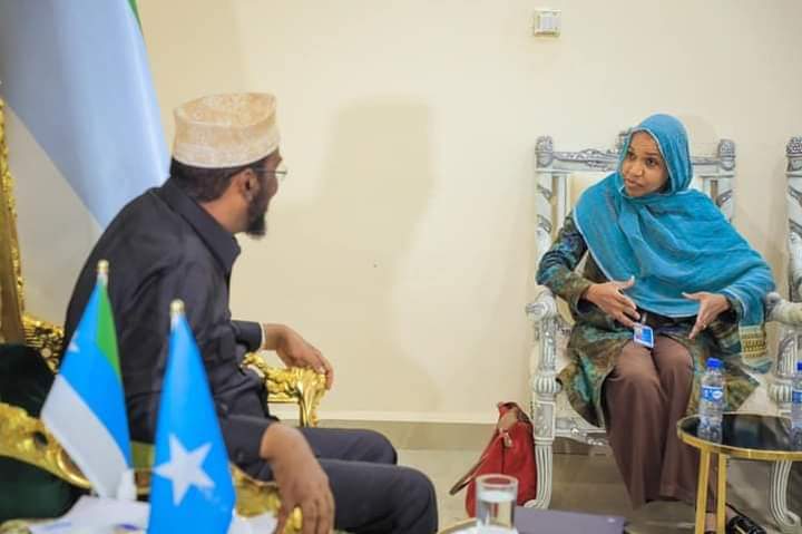 Madaxweyne Ahmed madoobe  oo la kulmay wakiilka hay’ada UNICEF ee Soomaaliya