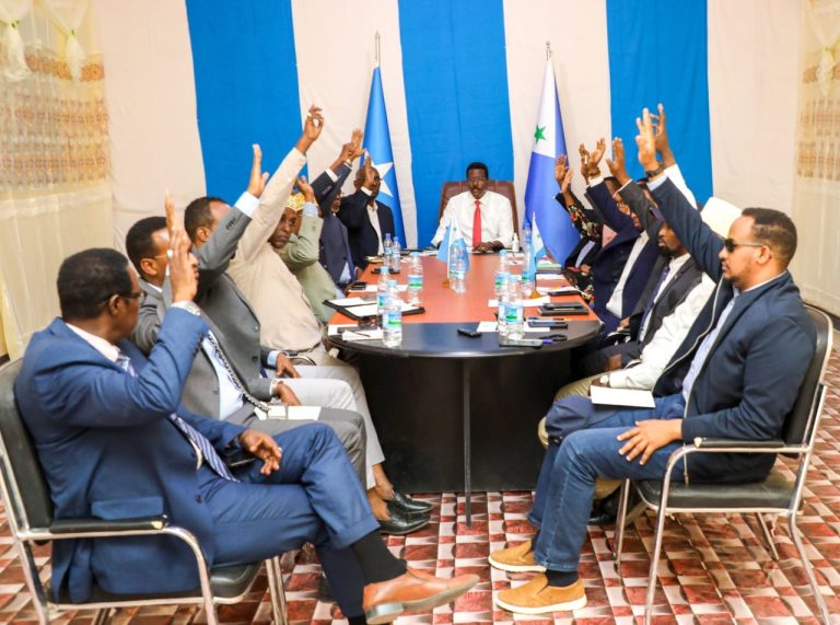 Golaha Wasiirrada maamulka Galmudug oo maanta Degmanimo u ansixiyey Degmooyinka Baxdo iyo Wisil