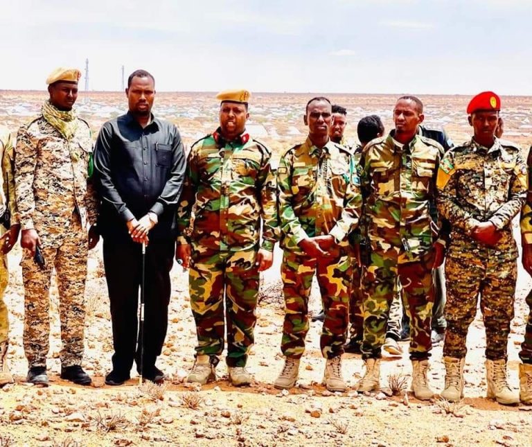 Saraakiil katirsan Ciidamada Qalabka sida oo gaaray degmada Baxdo ee gobolka Galgaduud