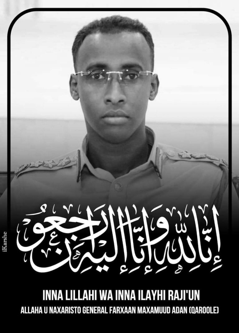 Taliye Farxaan Qaroole oo ku Shadiiday Shabeelaha Dhexe.