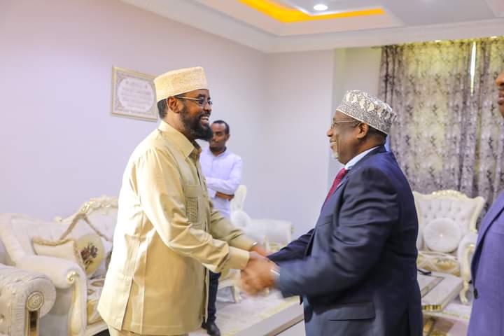 Gudoomiyaha Golaha Shacabka Oo La Kulmay Madaxweynaha Jubaland.