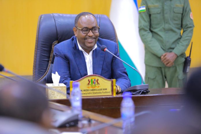Madaxweynaha Puntland iyo Ururrada siyaasadda oo Heshiis Gaaray.