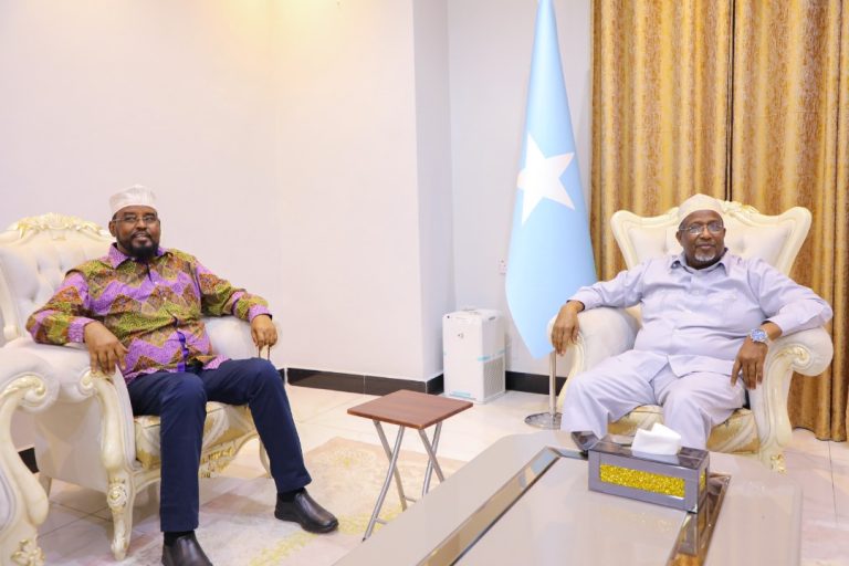 Gudoomiyaha Golaha Shacabka Oo Kulan la qaatay Madaxweynaha Jubaland.