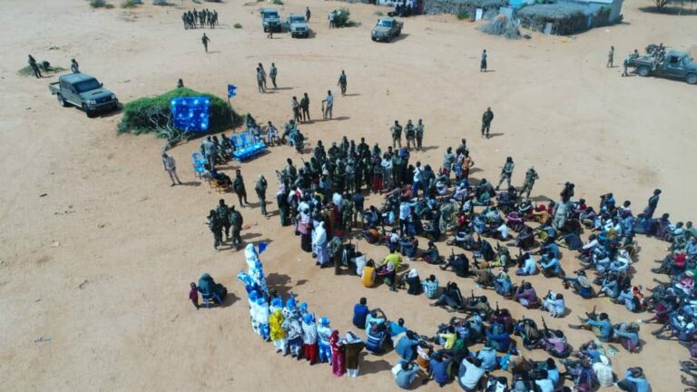 Masuuliyiin iyo saraakiil Ciidan oo kormeer ugu tagay xooggaga xoreynta deegaanka Daaru Naciim ee gobolka Shabeellada dhexe