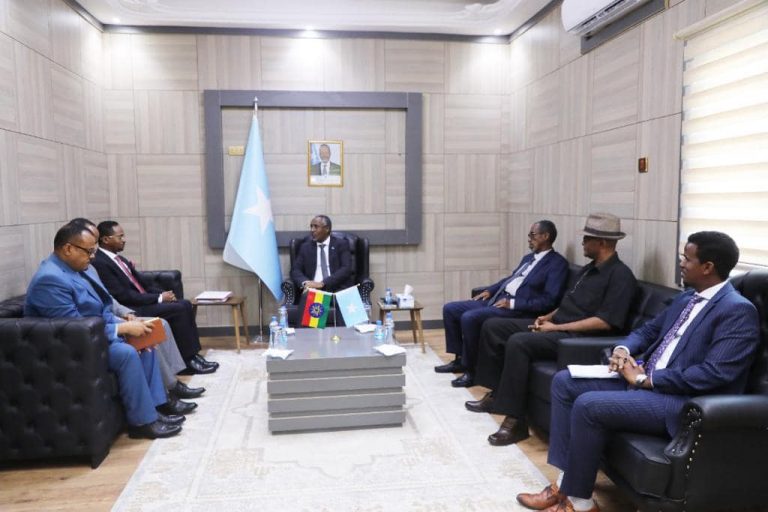 Wasaaradda Arimaha Dibbada Soomaaliya oo kulan sagootin ah u sameysay Safiirka Itoobiya ee Soomaaliya