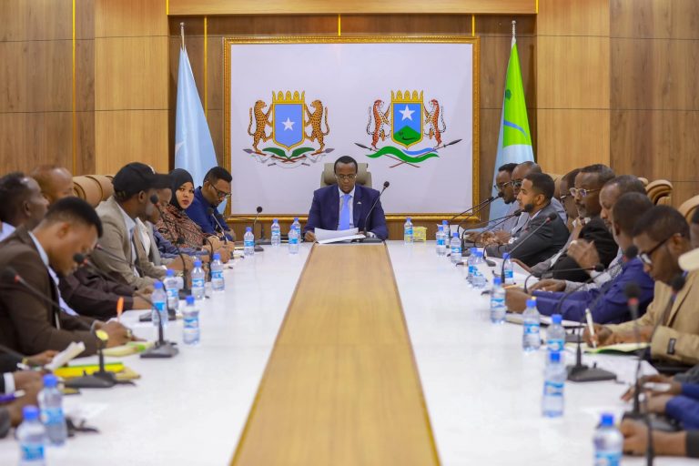 Madaxweynaha Hirshabeelle oo  gudoomiyay Maanta Shirka Golaha Wasiirada Dowladd Goboleedka Hirshabeelle