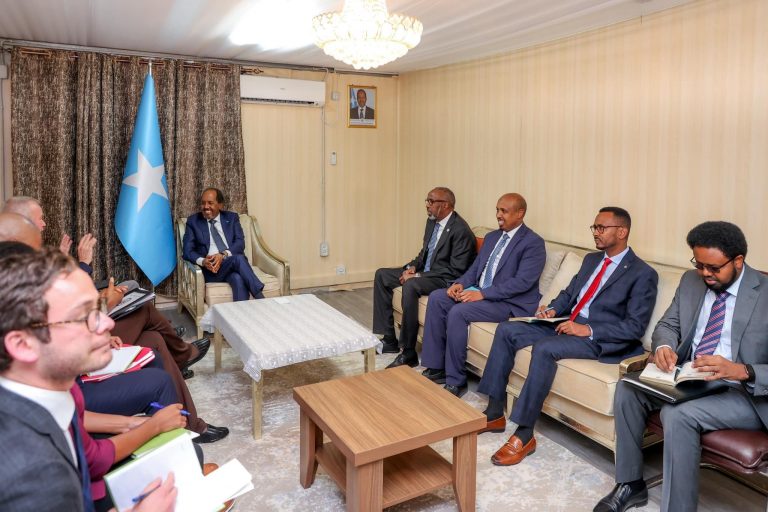 Madaxweyne Xasan Sheekh oo kulan la qaatay Ergeyga dalka Maraykanka u fadhida Qaramada Midoobay Marwo Linda-Greenfield Thomas