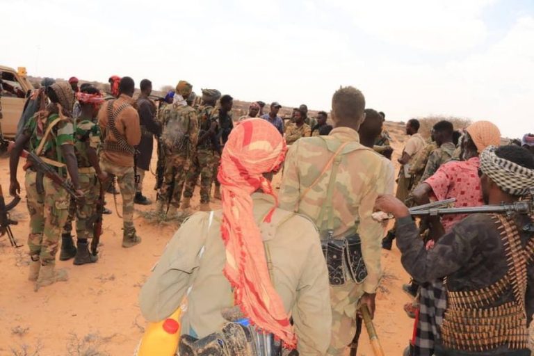 Ciidamada Xoogga Dalka iyo Ciidanka Daraawiishta Galmudug oo la wareegay deegaano katirsan Gobolka Mudug