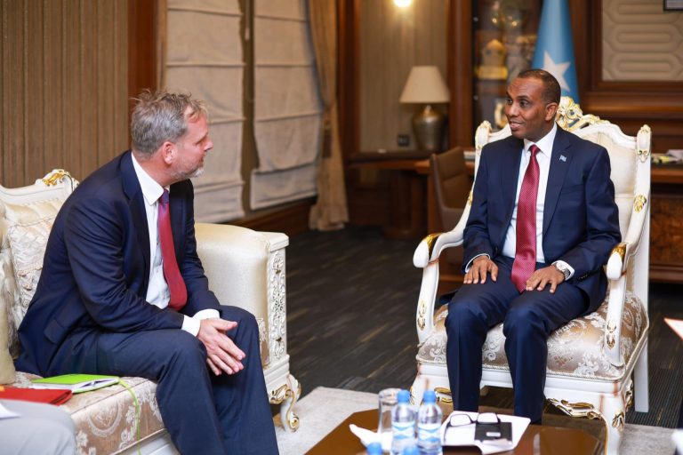 Ra’iisul Wasaaraha XFS oo qaabbilay safiirka Denmark u joogo Soomaaliya