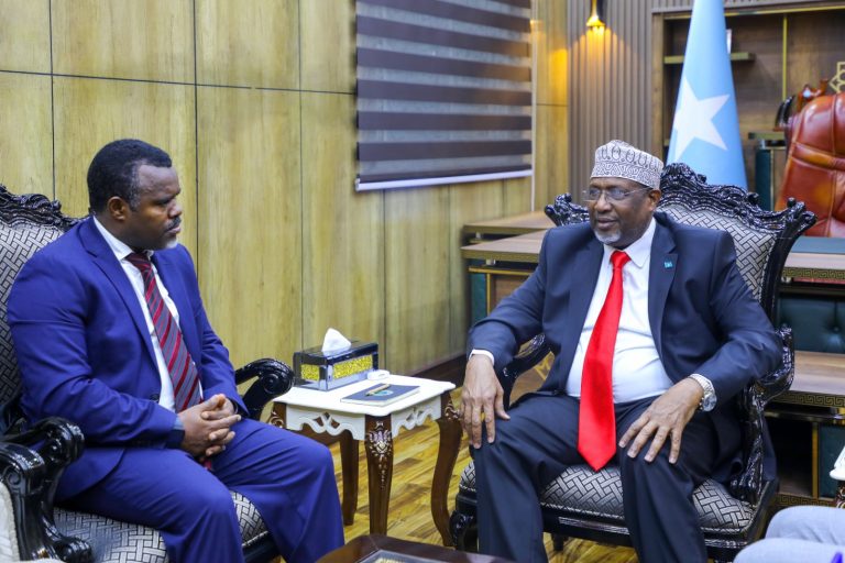 Guddoomiyaha Golaha Shacabka oo maanta qaabilay danjiraha cusub ee dowladda Itoobiya. {Sawirro}