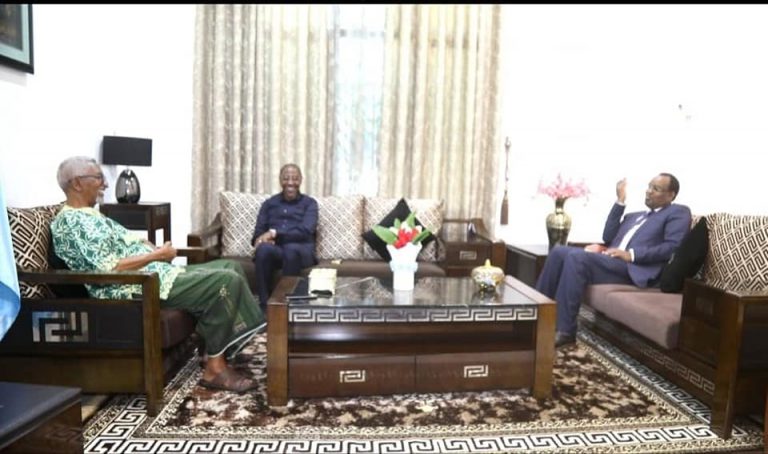 Ergeyga Gaarka ah ee Madaxweynaha JFS u qaabilsan xal u helida  arrimaha SOOMAALILAND oo hoygiisa ku booqday Guddoomiyaha Aqalka Sare