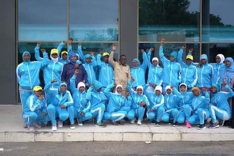 Xulka Qaranka kubadda gacanta ee gabdhaha da’doodu ka hoosayso U17 iyo U19 oo gaaray Tanzania