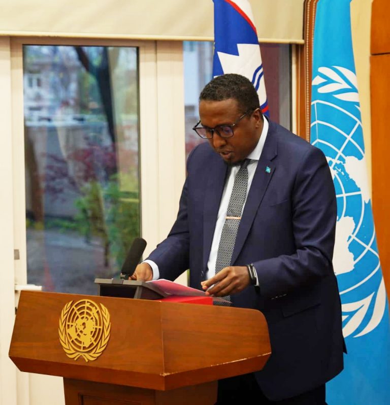 Danjiraha Soomaaliya ee dalka Shiinaha oo ka qayb galay shir looga hadlayay Nidaamka diblomasiyadeed