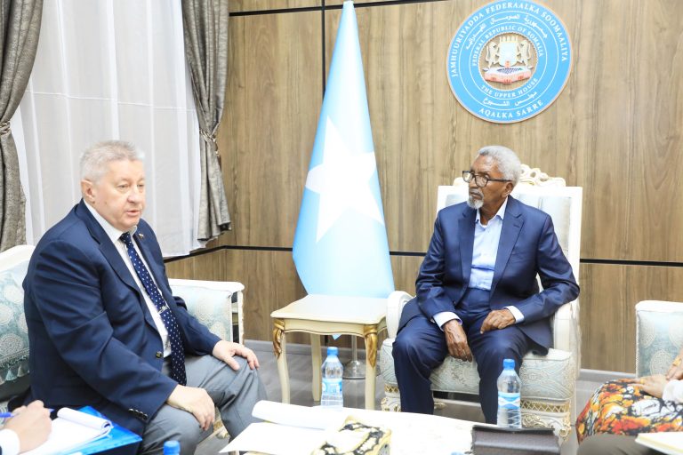 Guddoomiyaha Aqalka sare oo qaabilay safiirka Ruushka