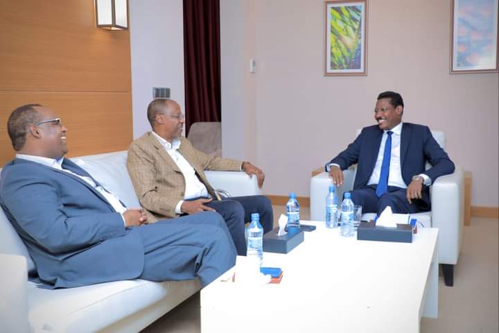 Ergayga Gaarka ah ee arrimaha Somaliland oo kulan la qaatay Madaxweynaha Galmudug