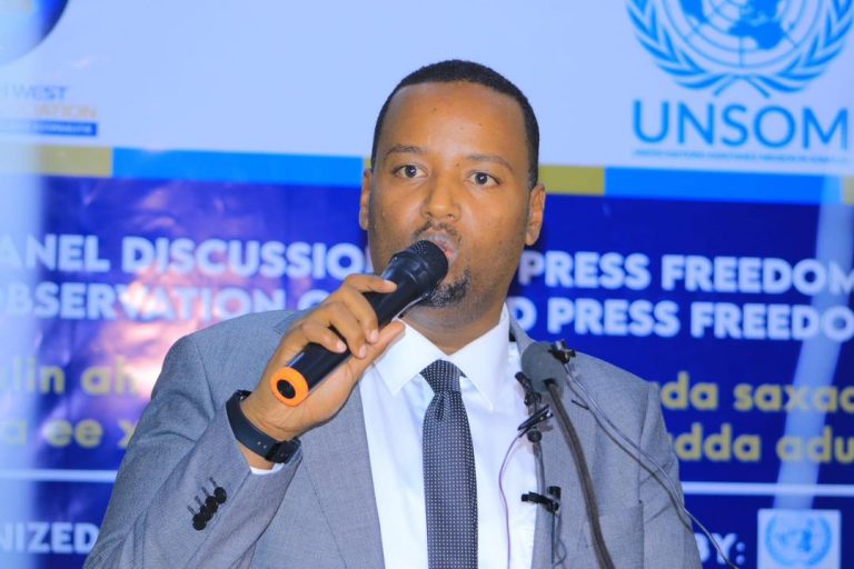 Maalinta caalamiga ah ee saxaafadda oo Baydhabo laga xusay.