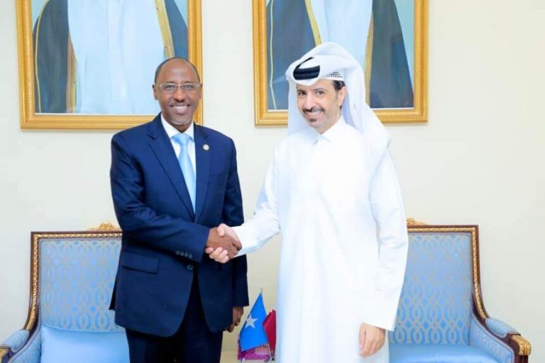 Ergayga gaarka ah ee Madaxweynaha JFS ee wadahadallada DFS iyo Somaliland oo la kulmay safiirka Qatar