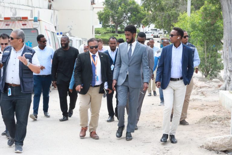 Wafdi ka socda Hay’adda Caafimaadka Adduunka oo booqday Sheybaarka Qaranka