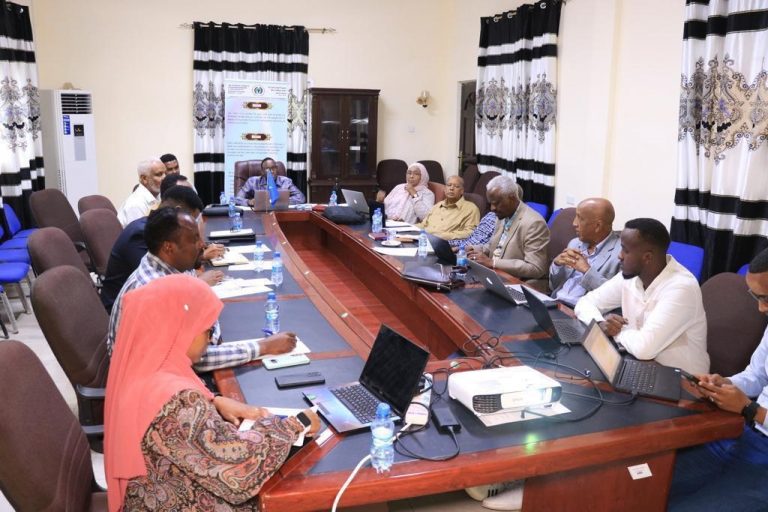 guddoomiye ku xigeenka guddiga oo maanta shir guddoomiyey kulanka maalin laha.