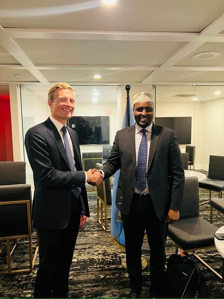 Wasiirka Qorsheynta Qaranka oo New york kula kulmay Agaasimaha Fulinta WFP