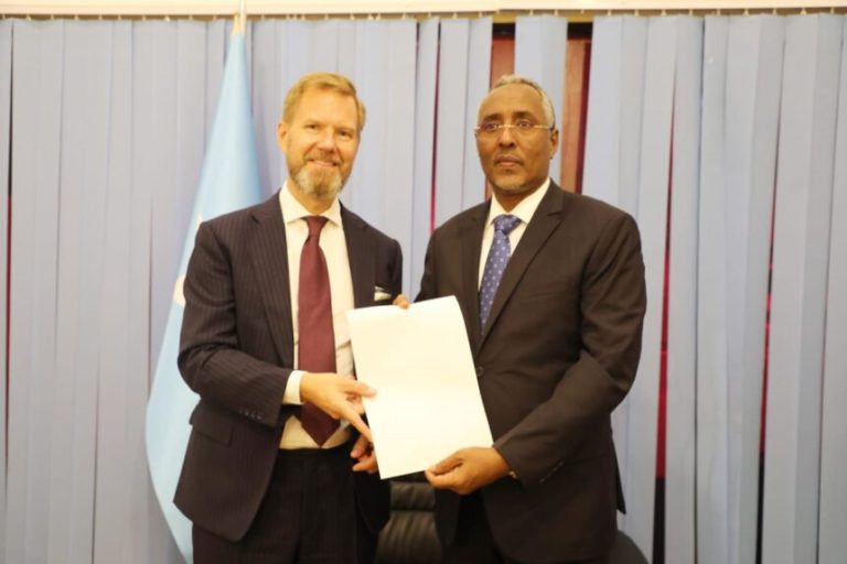 Sweden oo danjire cusub u soo magacowday Soomaaliya