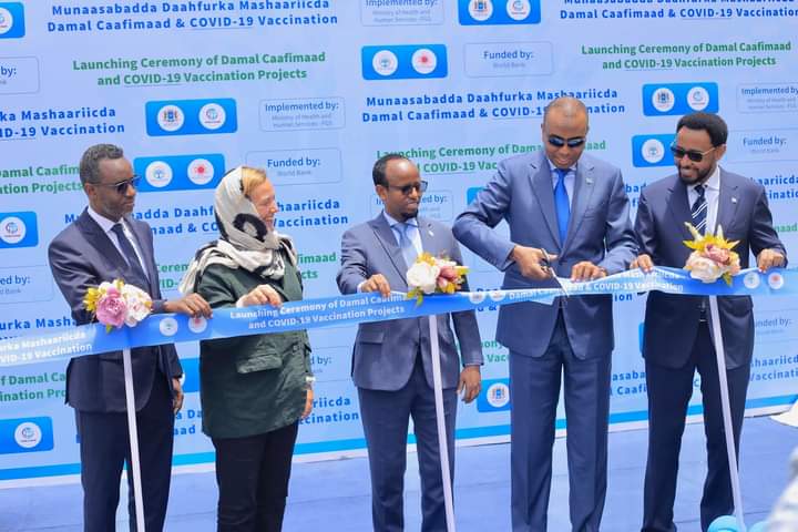 Ra’iisul Wasaaraha XFS oo daahfuray Mashaariicda Damal Caafimaad iyo COVID-19 Vaccination.