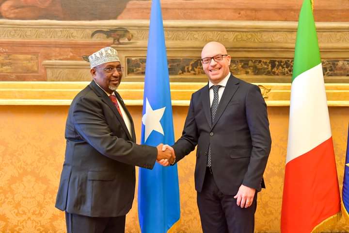 Guddoomiyaha Golaha Shacabka oo la kulmay dhigiisa dalka Talyaaniga