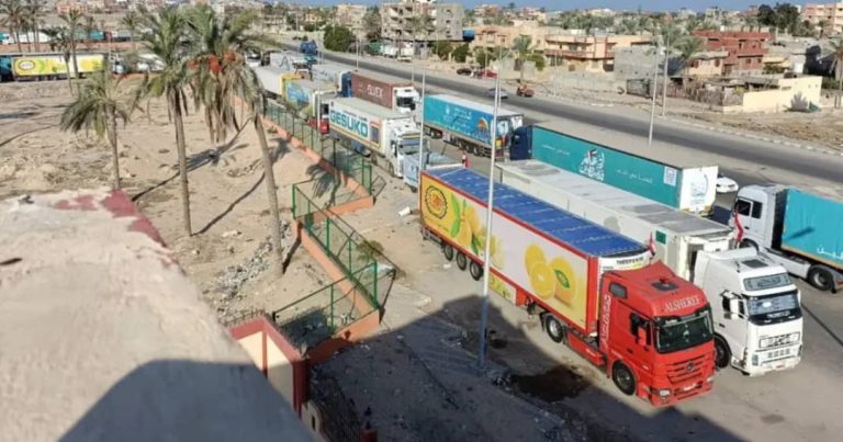 Kolonyo Gargaar siddo oo ku sii jeedo Falastiin