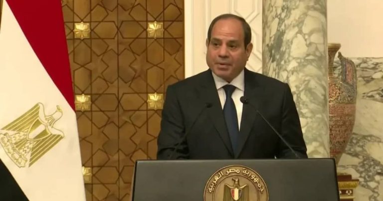 Al-Sisi: barakicinta shacabka Falastiin waxay nagu dhiiro galineysaa dagaal ka dhan ah Isra’iill