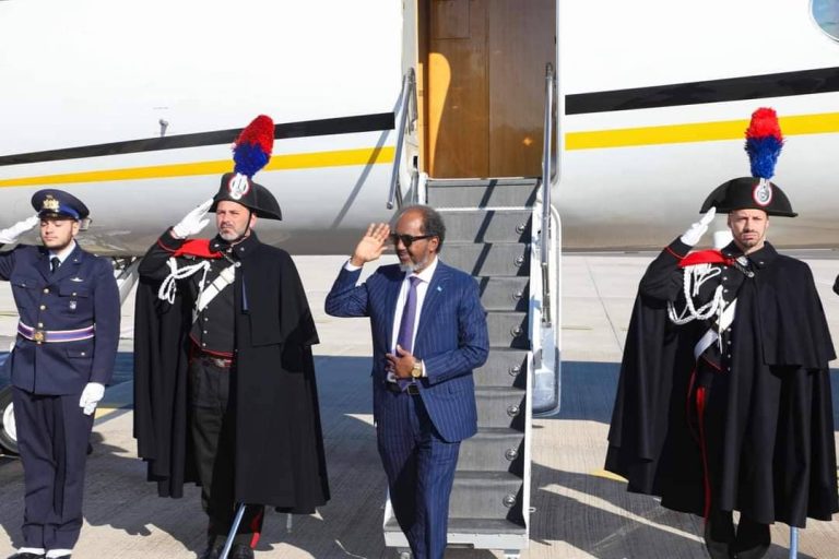 MADAXWEYNE XASAN SHEEKH OO ROMA KAGA QEYB-GALAYA SHIRKA TALYAANIGA IYO AFRIKA