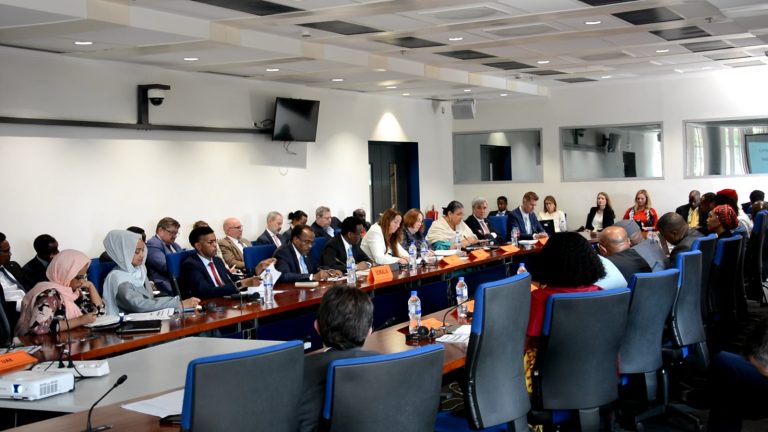 Wafdi ka socday JFS oo Addis ababa uga Qayb Galay Shir Heerkiisu Sarreeyo oo Looga Hadlayey Hawlgalka ATMIS.