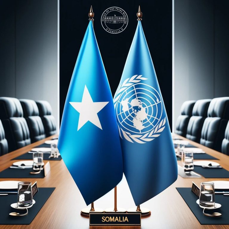 Ra’iisul Wasaaraha Xukuumadda JFS Mudane Xamsa Cabdi Barre ayaa ugu hambalyeeyay shacabka Soomaaliyeed