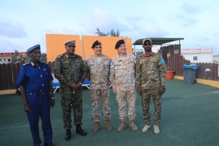 Taliyaha Ciidanka Xoogga oo ka qeyb galay Munaasabad lagu sagootinayay Taliyahii hore howlgalka Midowga Yurub ee Soomaaliya
