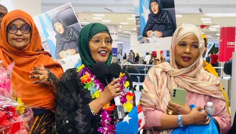 Guddoomiye ku-xigeenka koowaad ee Golaha Shacabka oo lagu soo dhaweeyay Toronto 